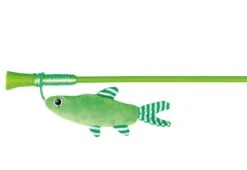 Trixie Canne à Pêche Poisson Vert Pour Chat