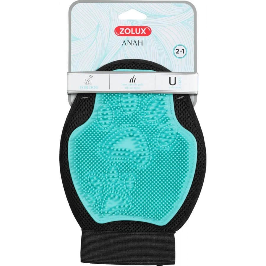 Zolux Anah Gant De Toilettage Double Face 2 En 1 Pour Chien 1 Zolux Anah Gant De Toilettage Double Face 2 En 1 Pour Chien