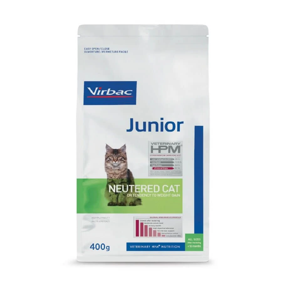 Virbac Veterinary HPM Junior Neutered Cat 400 Grs 1 Virbac Veterinary HPM Junior Neutered Cat 400 Grs