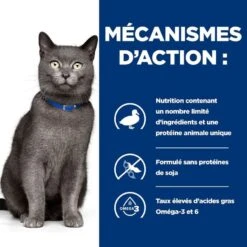 Hill's Prescription Diet Feline D/D Canard 1.5 Kg -Animal Compagnie Boutique 52742027180 4 prescription diet chat d d croquettes canard petits pois