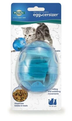 Fun Kitty Egg-Cersizer Jouet Distributeur Pour Chat