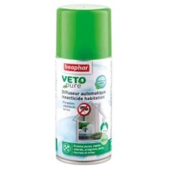 Beaphar VETOpure Diffuseur Automatique Insecticide Habitation 150 Ml (60 M²)