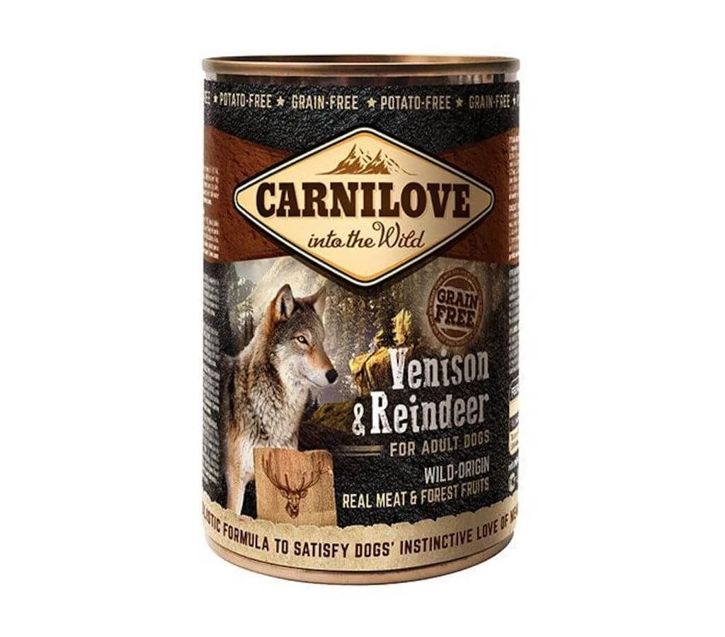 Carnilove Boites Sans Céréales Gibier Et Renne Chien 6 X 400 G 1 Carnilove Boites Sans Céréales Gibier Et Renne Chien 6 X 400 G