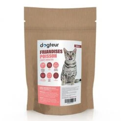 Dogteur Friandises Sans Céréales Au Poisson Chat 100 G