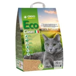 Croci Litière Végétale Eco Clean 20 L