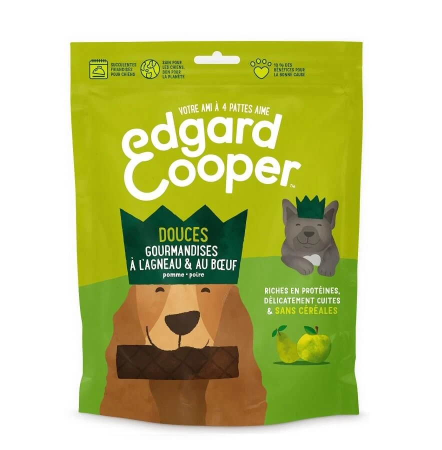 Edgard & Cooper Douces Gourmandises Agneau-Boeuf Chien 150g