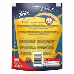 Felix Party Mix Original Chat 200 G -Animal Compagnie Boutique feilx party mix 2