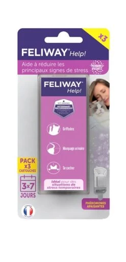 Feliway Help Pack 3 Cartouches 7 Jours