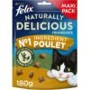 Felix Naturally Delicious Poulet Herbe à Chat 180 G
