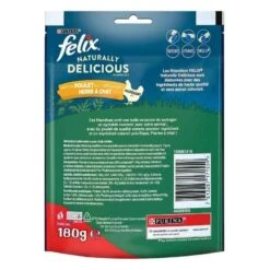Felix Naturally Delicious Poulet Herbe à Chat 180 G -Animal Compagnie Boutique felix naturally delicious poulet herbe a chat 180 g 3