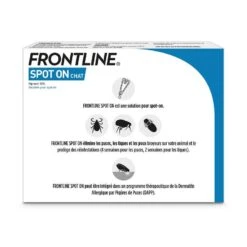 Frontline Chat Spot On 4 Pipettes -Animal Compagnie Boutique frontline chat spot on 4 pipettes 2
