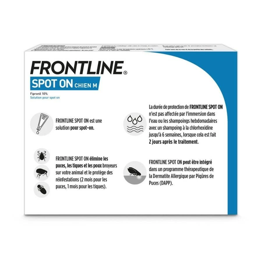 Frontline Spot On Chien De 10-20 Kg 4 Pipettes 2 Frontline Spot On Chien De 10-20 Kg 4 Pipettes â Image 2