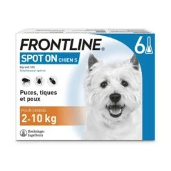 Frontline Spot On Chien De 2-10 Kg 6 Pipettes -Animal Compagnie Boutique frontline spot on chien de 2 10 kg 6 pipettes