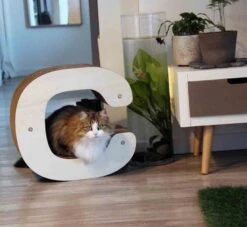 Homycat Griffoir Pour Chat Lettre C - Destockage -Animal Compagnie Boutique homycat griffoir pour chat lettre c3