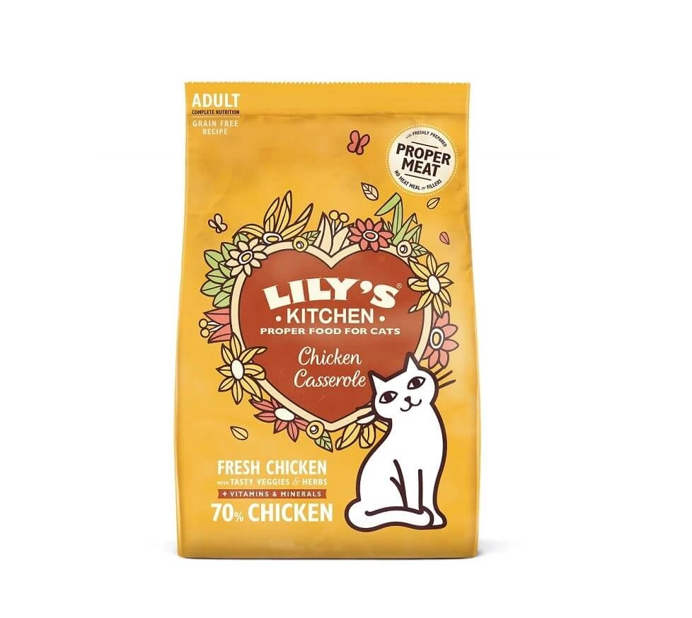 Lily's Kitchen Lily's Kitchen Sans Céréales Poulet Chat 800 G
