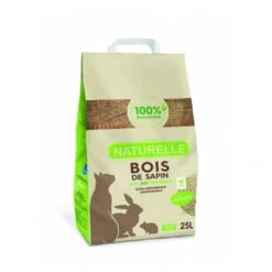 Perlinette Litière Bois De Sapin 10 Kg / 25 L