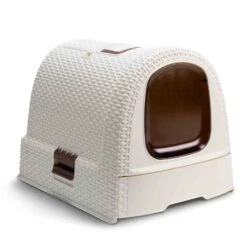 Maison De Toilette Curver Petlife Litter Box Ivoire