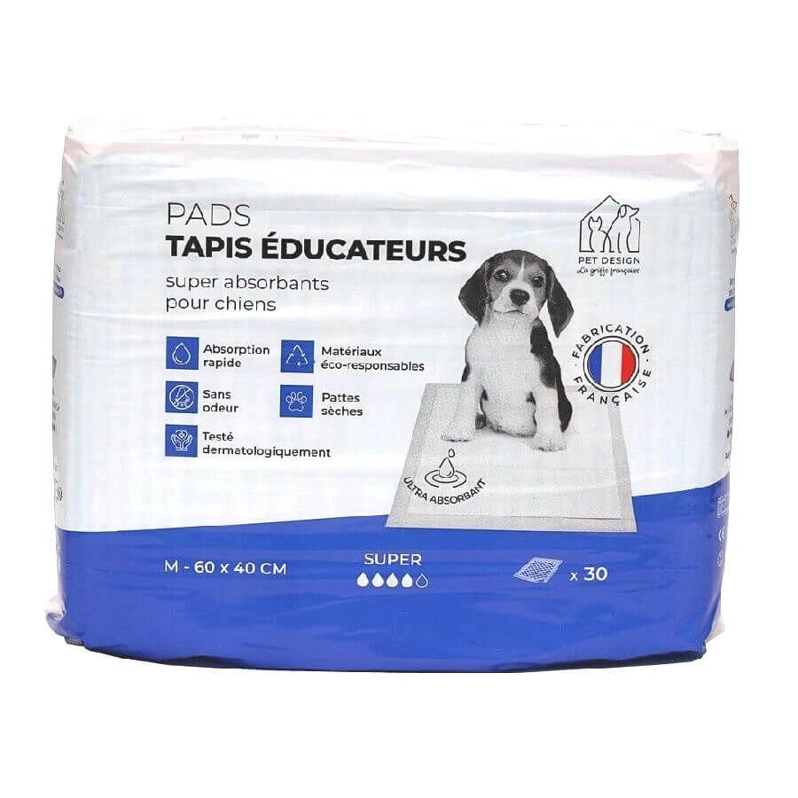 Pet Design Tapis éducateur Chien 40 X 60 Cm X 30 1 Pet Design Tapis éducateur Chien 40 X 60 Cm X 30
