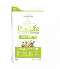 PureLife Croquettes Light / Sterilized Pour Chien 2 Kg