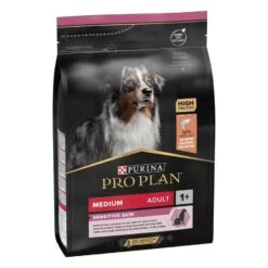 Purina ProPlan Chien Medium Adult Sensitive Skin Saumon OPTIDERMA 3 Kg -Animal Compagnie Boutique purina pro plan dog medium adult sensitive skin saumon optiderma 3 kg 2
