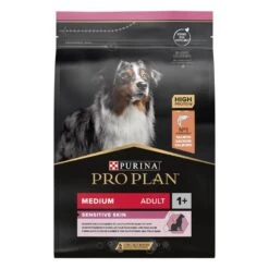 Purina ProPlan Chien Medium Adult Sensitive Skin Saumon OPTIDERMA 3 Kg -Animal Compagnie Boutique purina pro plan dog medium adult sensitive skin saumon optiderma 3 kg 3