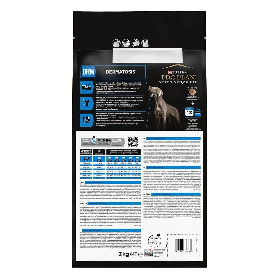 Purina Proplan PPVD Chien DERM 3 Kg 2 Purina Proplan PPVD Chien DERM 3 Kg – Image 2