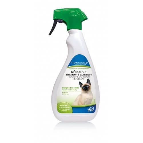 Répulsif Intérieur Et Extérieur Chat Francodex 650 Ml