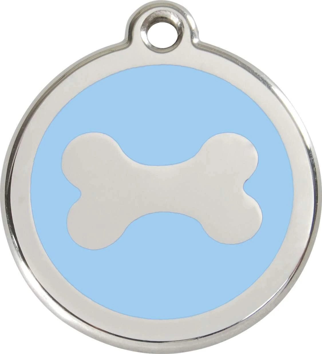 RedDingo Médaille D'identité "Os" 20 Mm Bleu Ciel