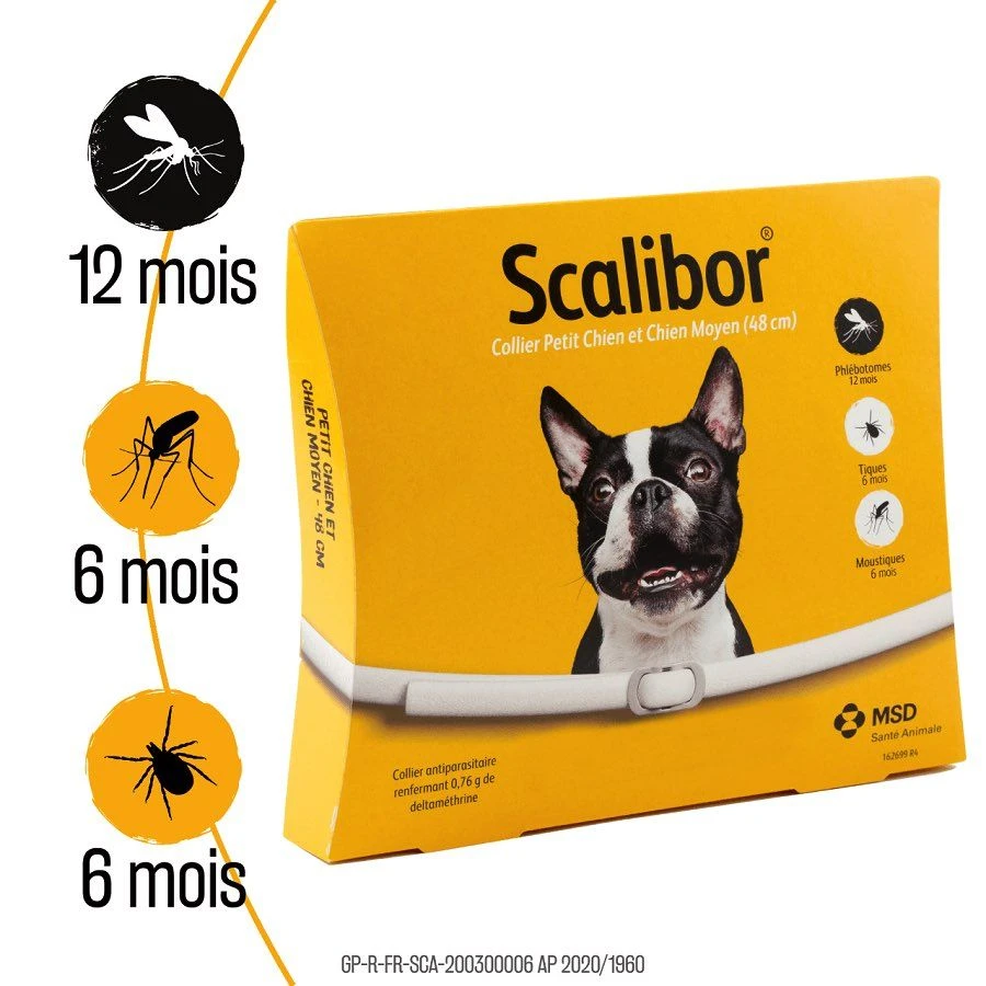 Scalibor Collier Antiparasitaire Chien S Et M 48 Cm 2 Scalibor Collier Antiparasitaire Chien S Et M 48 Cm â Image 2