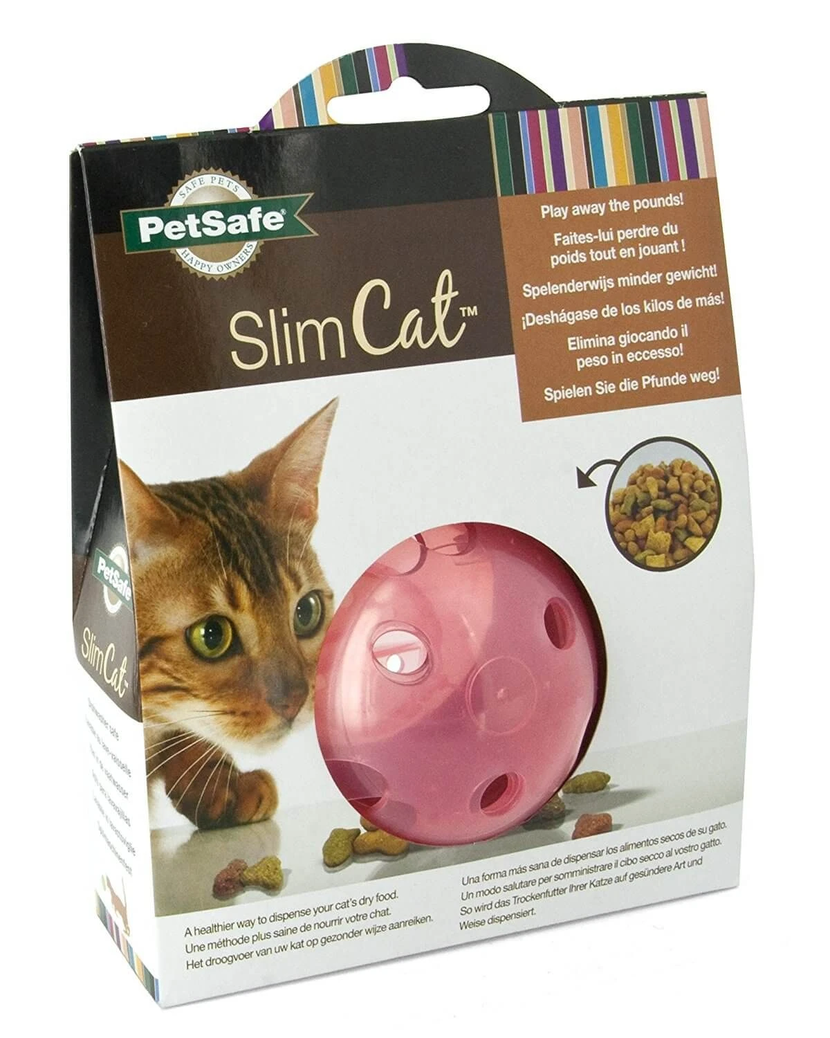 SlimCat Jouet Interactif Chat Rose 2 SlimCat Jouet Interactif Chat Rose – Image 2