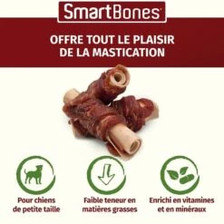 Smartbones Sticks Mini Wrap Au Poulet Pour Chien 9 Pcs -Animal Compagnie Boutique smartbones sticks mini wrap au poulet 9 pcs 4