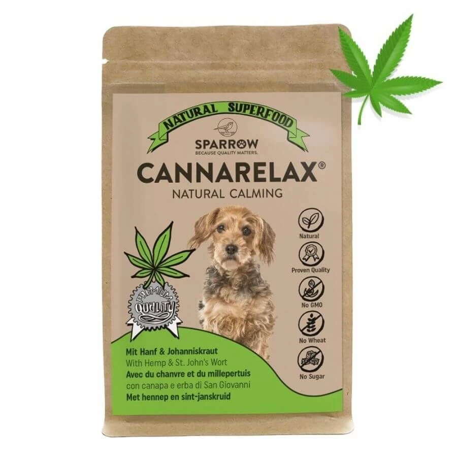 Sparrow Mélange D'Herbes CannaRelax Chien 100 G 1 Sparrow Mélange D'Herbes CannaRelax Chien 100 G