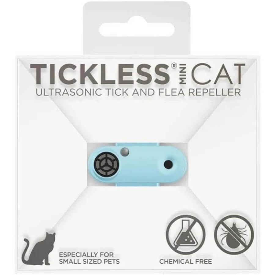 Tickless Mini Cat Bleu Rechargeable 1 Tickless Mini Cat Bleu Rechargeable