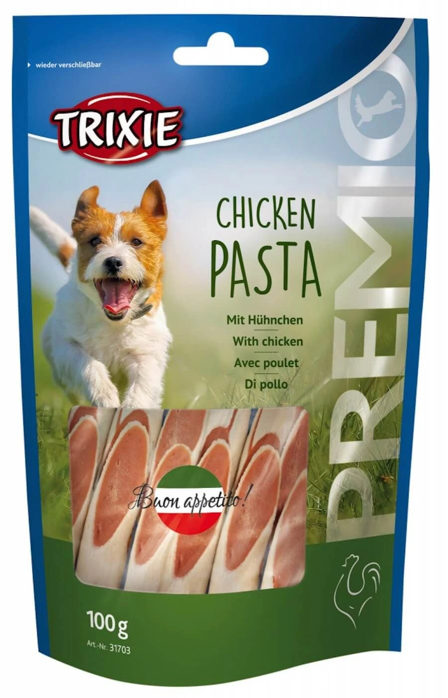 Trixie Premio Chicken Pasta Friandises Chien 100 G