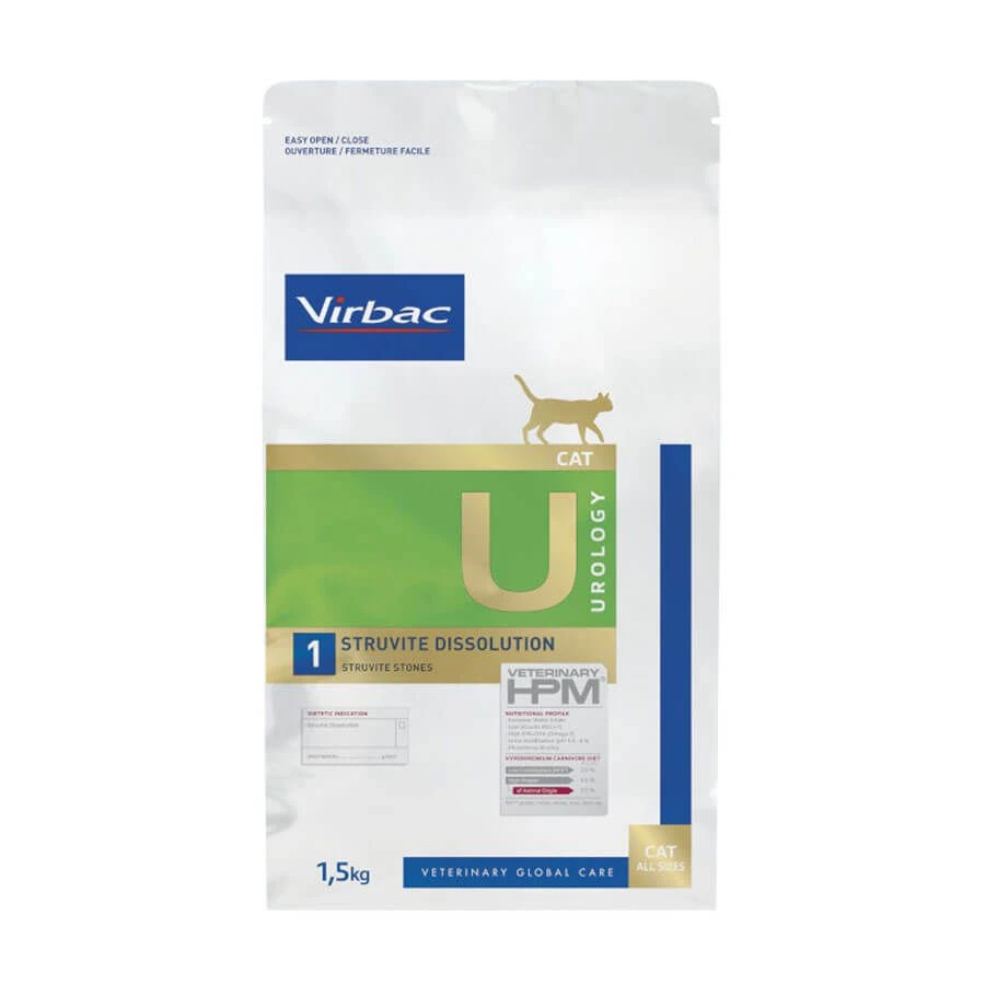 Virbac Veterinary HPM Urology Struvites Dissolution Chat 1.5 Kg 1 Virbac Veterinary HPM Urology Struvites Dissolution Chat 1.5 Kg