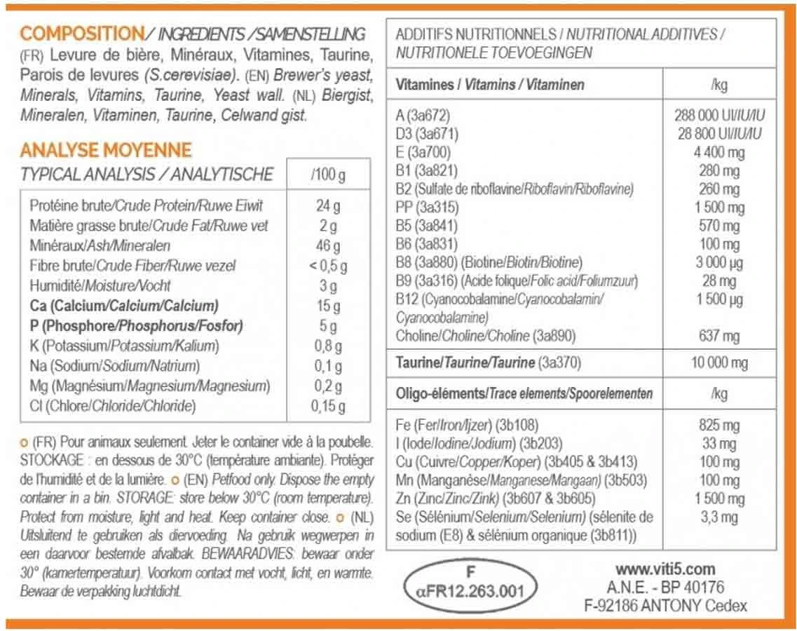 Vit'I5 Orange Poudre Chien Et Chat < 8 Ans 600 G 3 Vit'I5 Orange Poudre Chien Et Chat < 8 Ans 600 G – Image 3