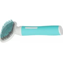 Zolux Anah Brosse Slicker Doux Puppy Bleu -Animal Compagnie Boutique zolux anah brosse slicker doux bleu puppy